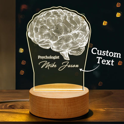 Custom Night Light For Highly Intelligente Graduate Students Perfect Gift For Classmates